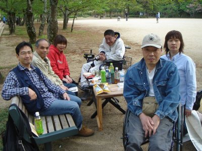 お花見の集合写真２