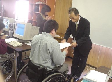 卒業証書授与式　写真１